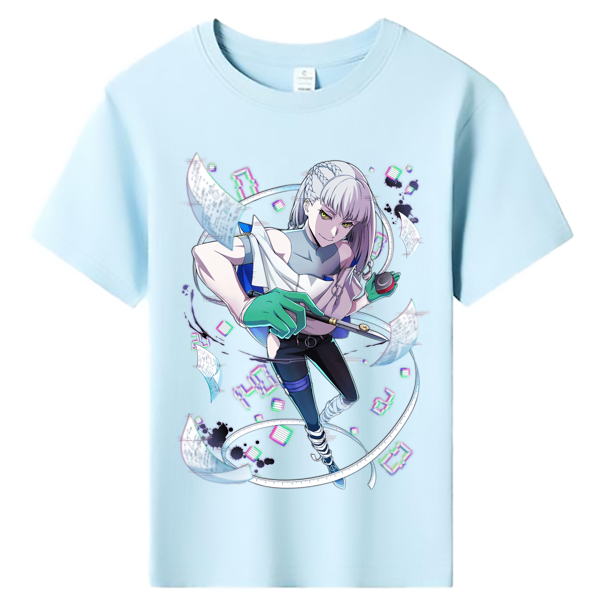 （画像用） 文豪ストレイドッグス Bungo Stray Dogs 綿100％キッズTシャツ（フロントプリント）